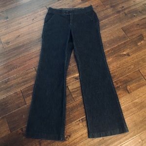 Lee, No Gap Waistband 4 Medium Dark Denim Trousers with Stretch